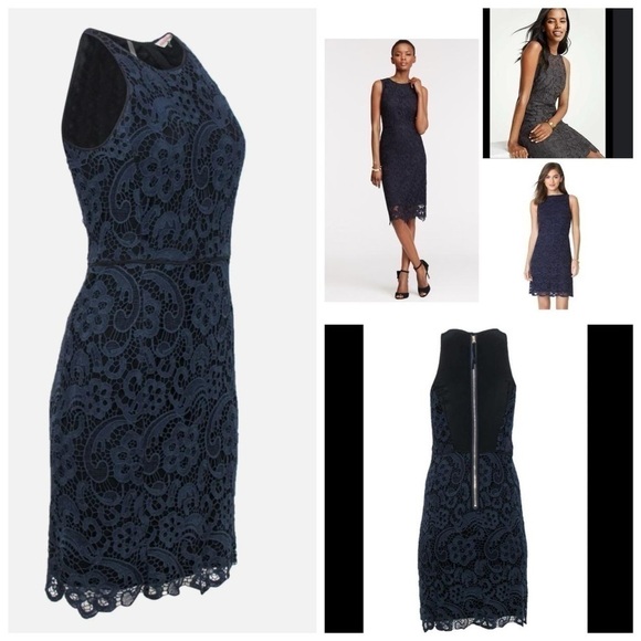 Rebecca Taylor Women's Blue Dress size 4 - Picture 3 of 9